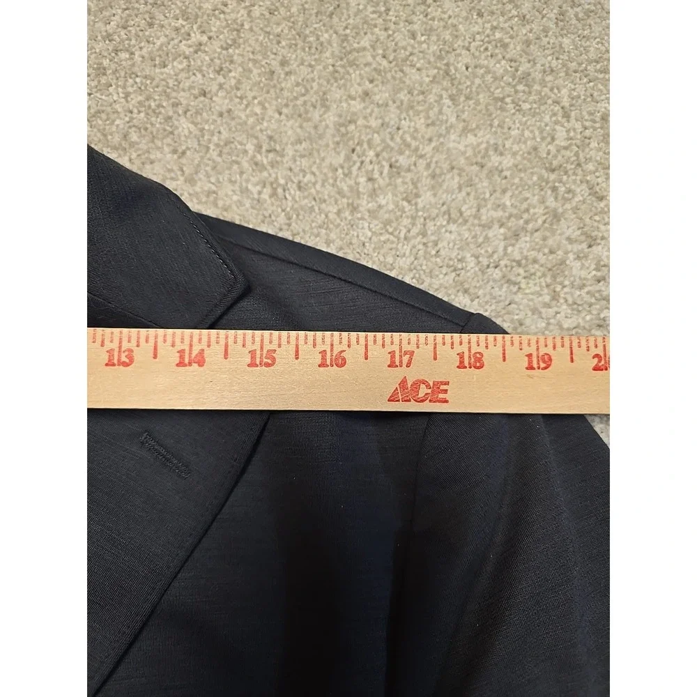 SAMUELSOHN Merino Wool Knit Jacket Gray Blazer Coat Men's 42R $795‎ Business